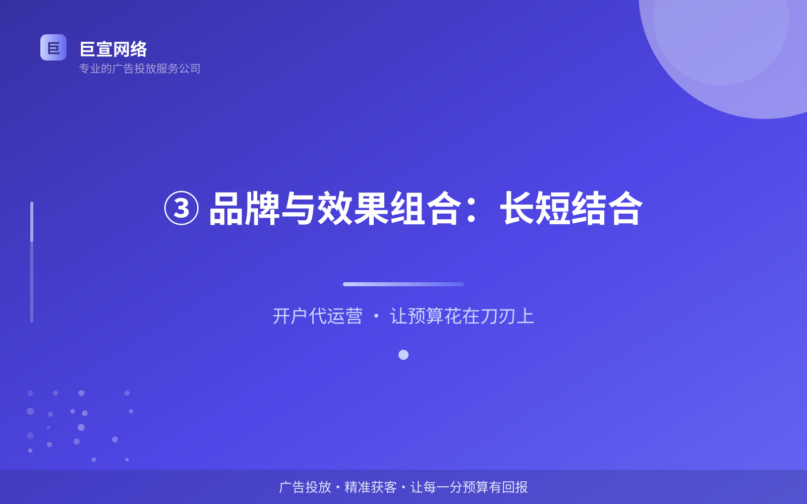 ③ 品牌与效果组合:长短结合(开户流程图解) ③ 品牌与效果组合:长短结合(开户流程图解)