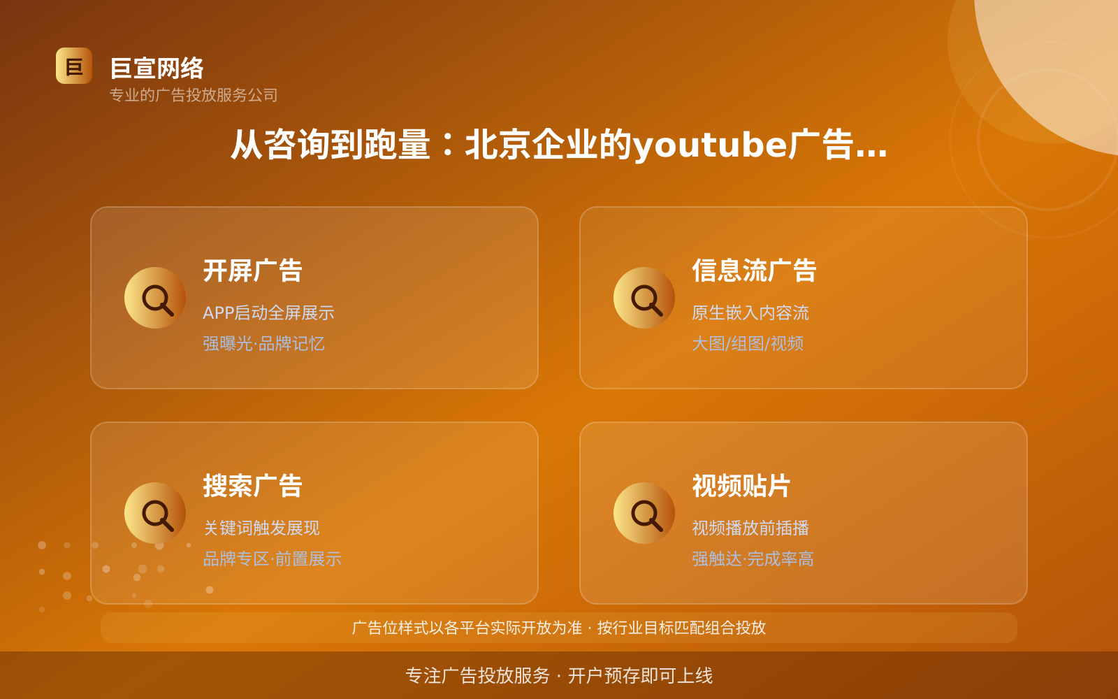 从咨询到跑量:北京企业的youtube广告投放方案拆解(费用与预算参考) 从咨询到跑量:北京企业的youtube广告投放方案拆解(费用与预算参考)