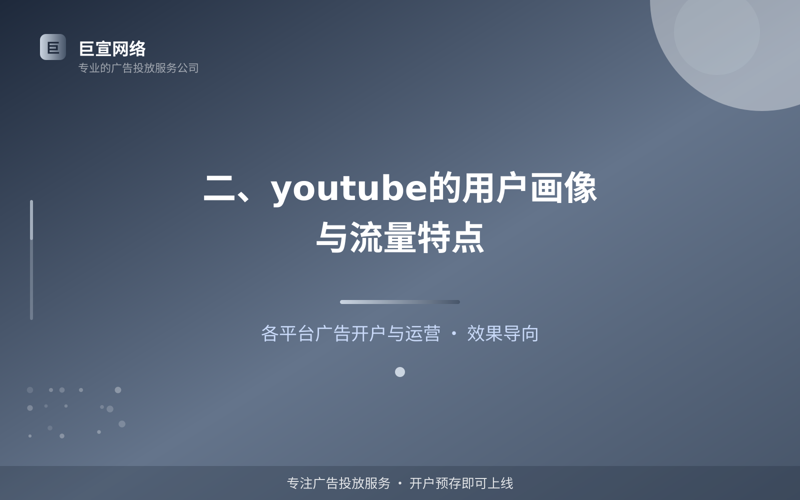 二、youtube的用户画像与流量特点(费用与预算参考) 二、youtube的用户画像与流量特点(费用与预算参考)
